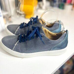 Donald Pliner Alan Canvas Sneakers in Blue - Size 10